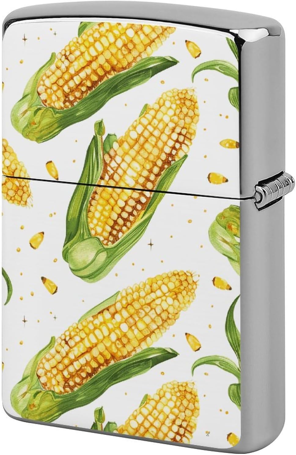 Metal Lighter Case Protective Cover, Cartoon Corn Cob