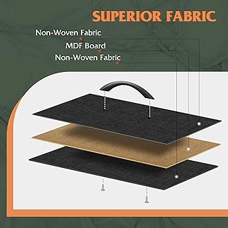 WLIVE Black Nightstand Set of 2, Night Stand with 2 Fabric Drawers, Small Dresser for Bedroom, Bedside Tables for Small Spaces, Dorm, Wood Top