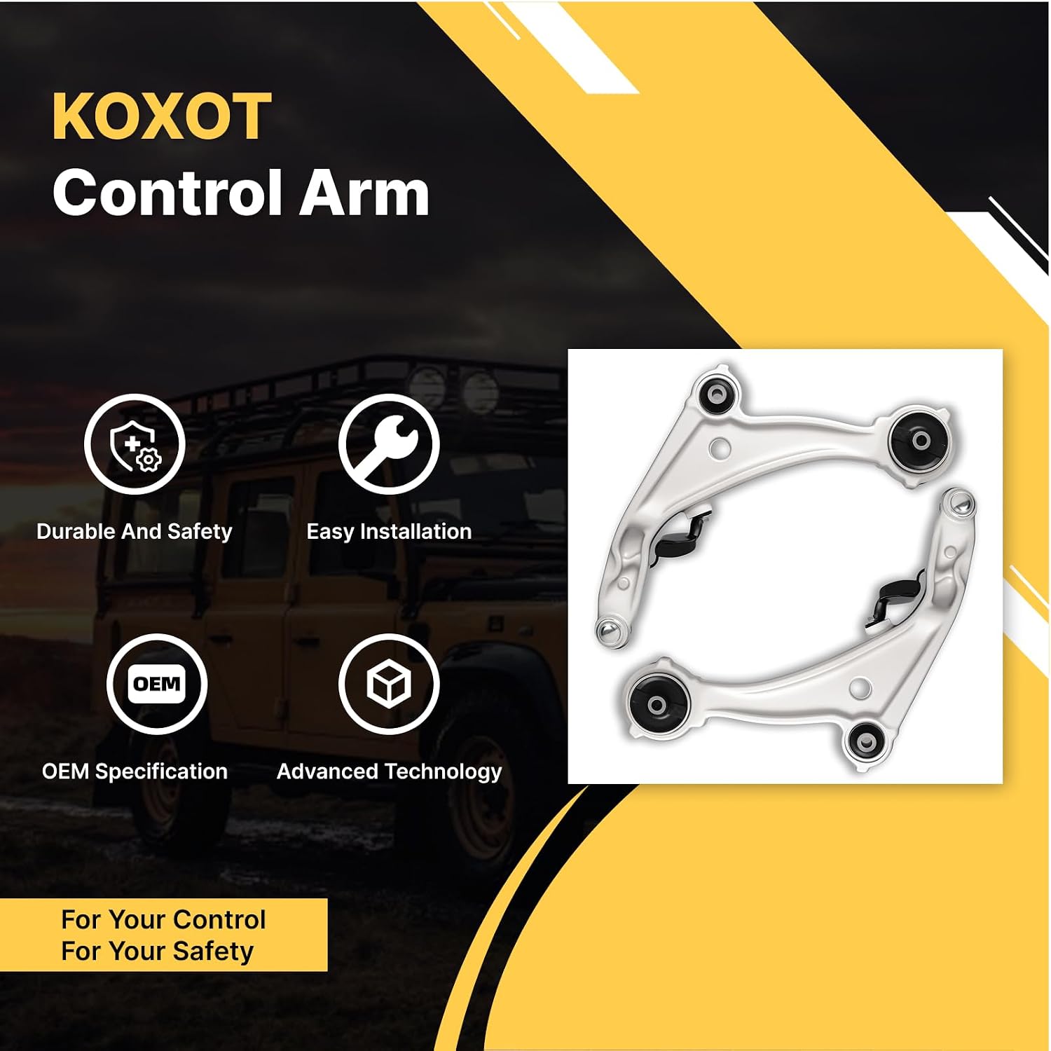 2Pcs Front Lower Control Arm with Ball Joint Assembly Compatible with Nissan 2007 2008 2009 2010 2011 2012 2013 Altima K620195 K620196