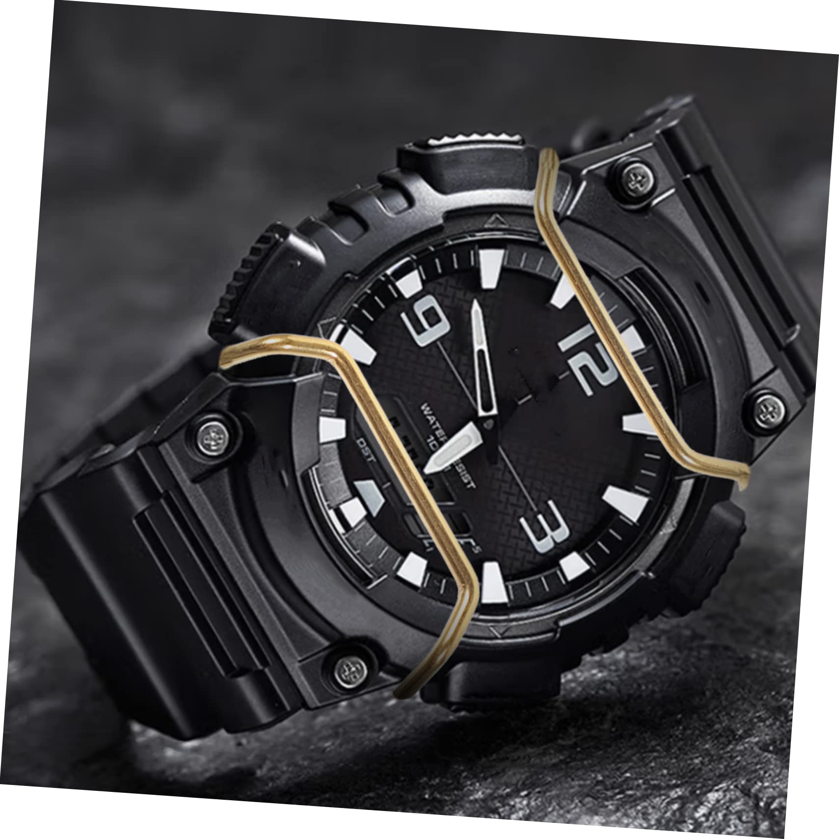 Artibetter 5pièces Bumper De Inoxydable pour Montre Coque Robuste Et Légère pour Écran De Montre Accessoire Pratique pour Les Modèles
