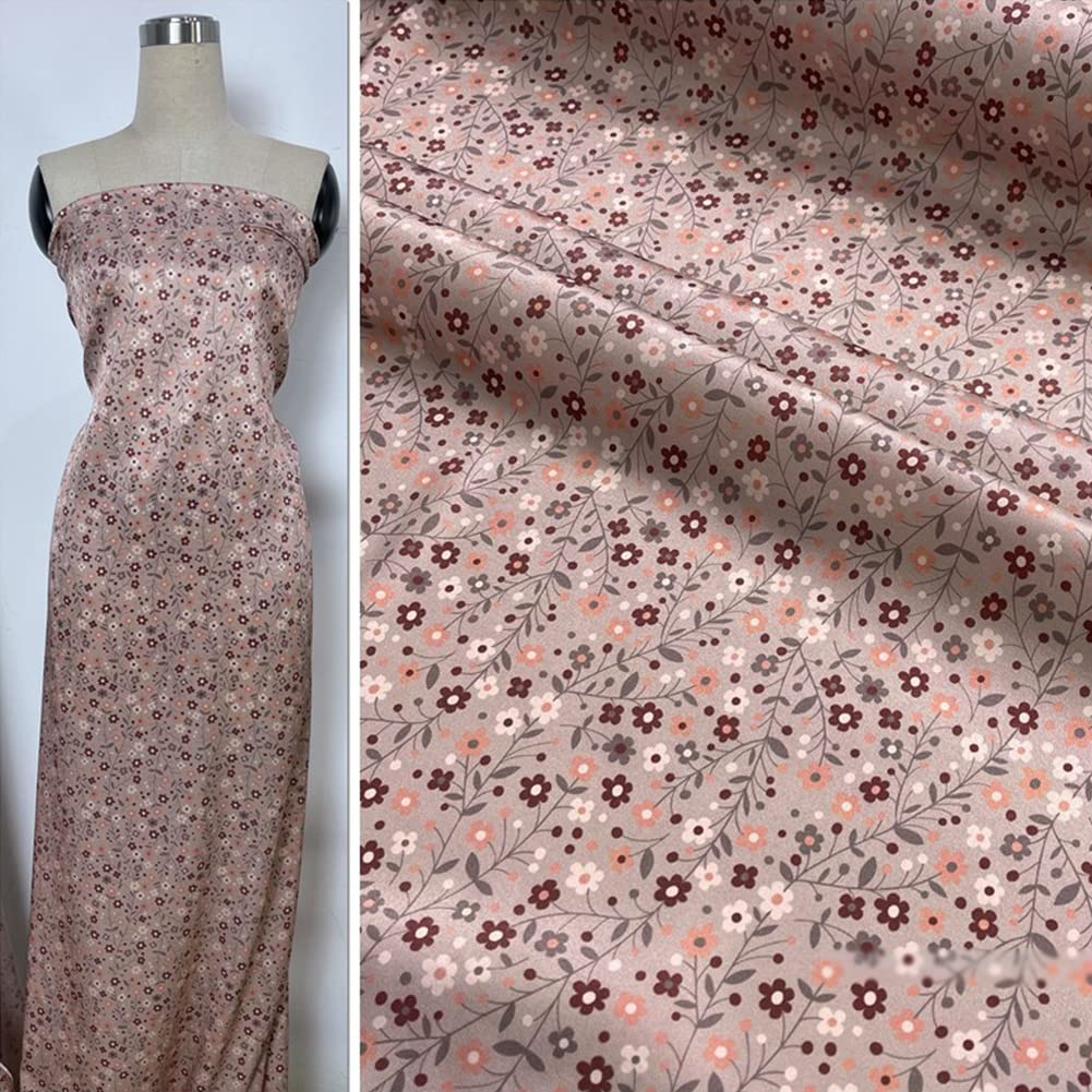 Brokatowa tkanina jedwabna satynowa 135 cm x 50 cm do odzieży DIY