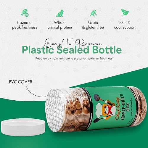 Miniatura 72 de Freeze-Dried Chicken Heart Treats for Cats & Dogs – 100% Human Grade, Single Ingredient, High-Protein, Healthy Snack – No Additives or Preservatives