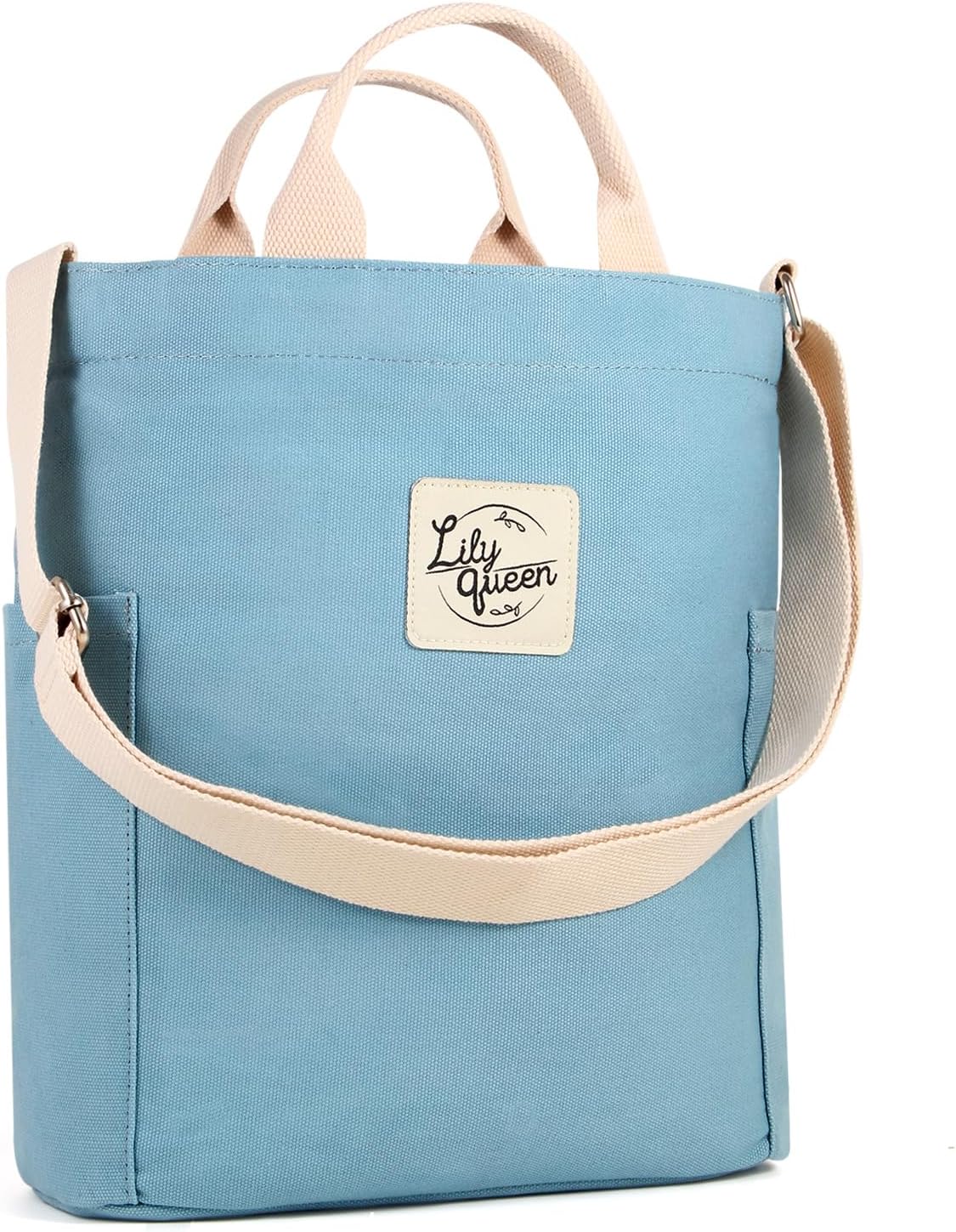 Women Canvas Tote Handbags Casual Shoulder Work Bag Crossbody