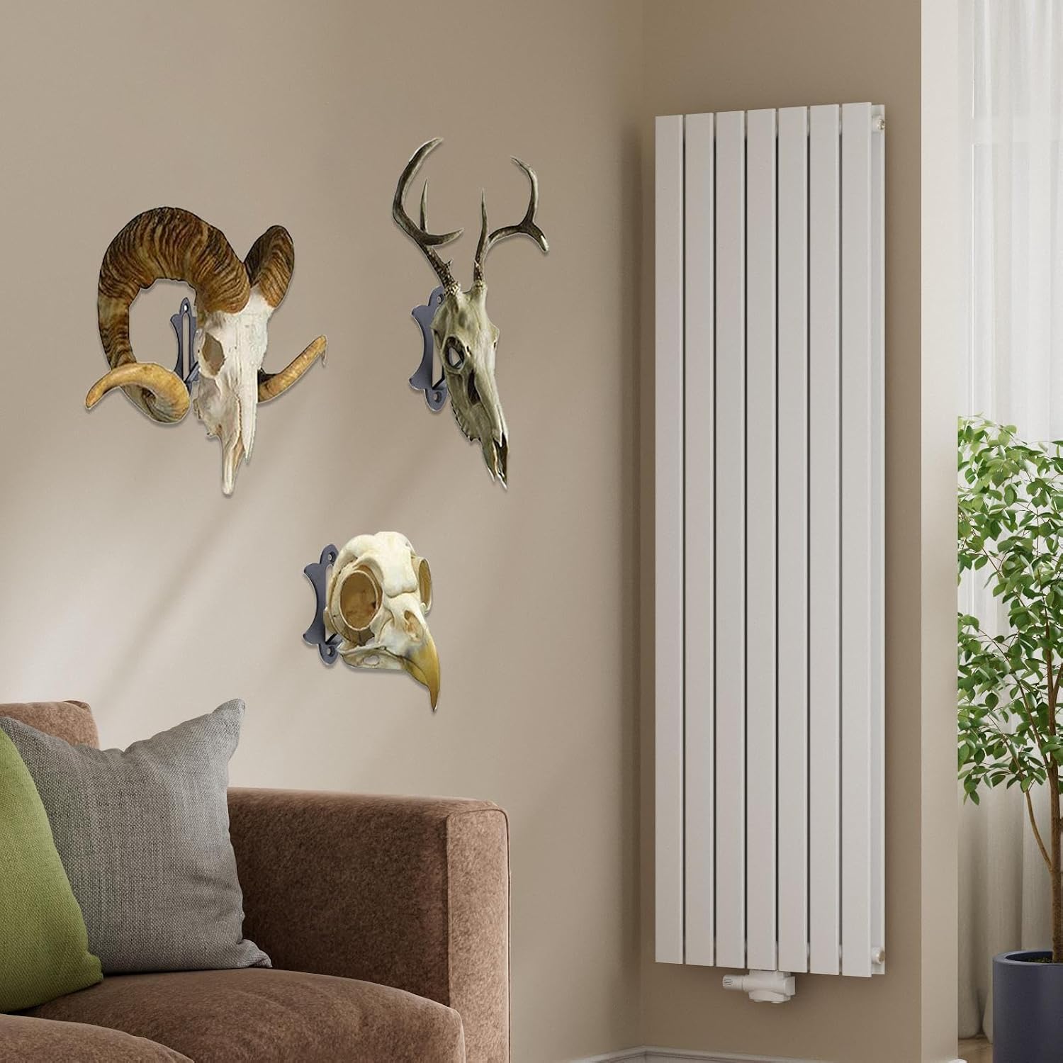 European Mount Skull Hanger | Metal Hook Brackets | European Deer Mount Hanger,for Mule Antelope Coyote Small Game Animals
