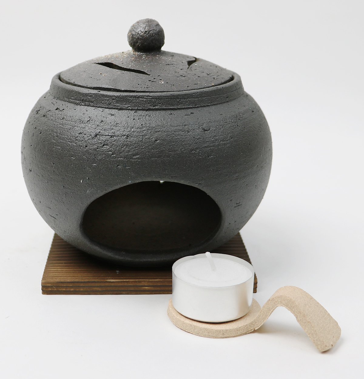 Amazon.co.jp: 信楽焼 茶香炉(窯肌)【ty-0002】 陶器 焼き物 信楽焼き