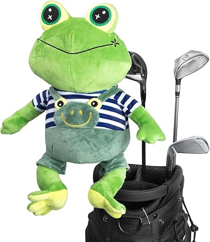 Funda para cabeza de conductor de golf estilo animal, fundas para cabeza de palo de golf de rana verde para 1 madera de 460 cc, 450 cc, se adapta a