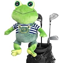 Animal Style Golf Driver Headcover, Green Frog Golf Club Head Covers for 1 Wood 460cc, 450cc fits for All Brand Gifts for Golfer