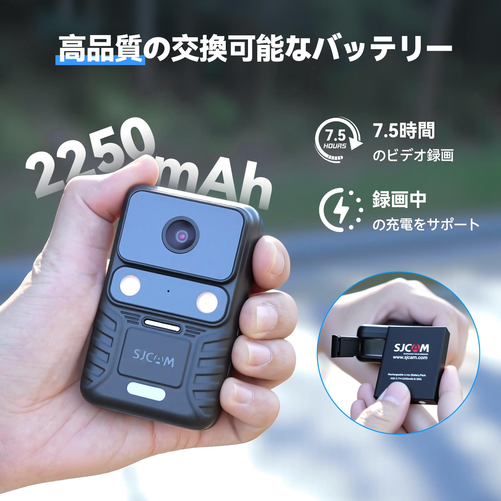Amazon | SJCAM アクションカメラ A50 小型ビデオカメラ