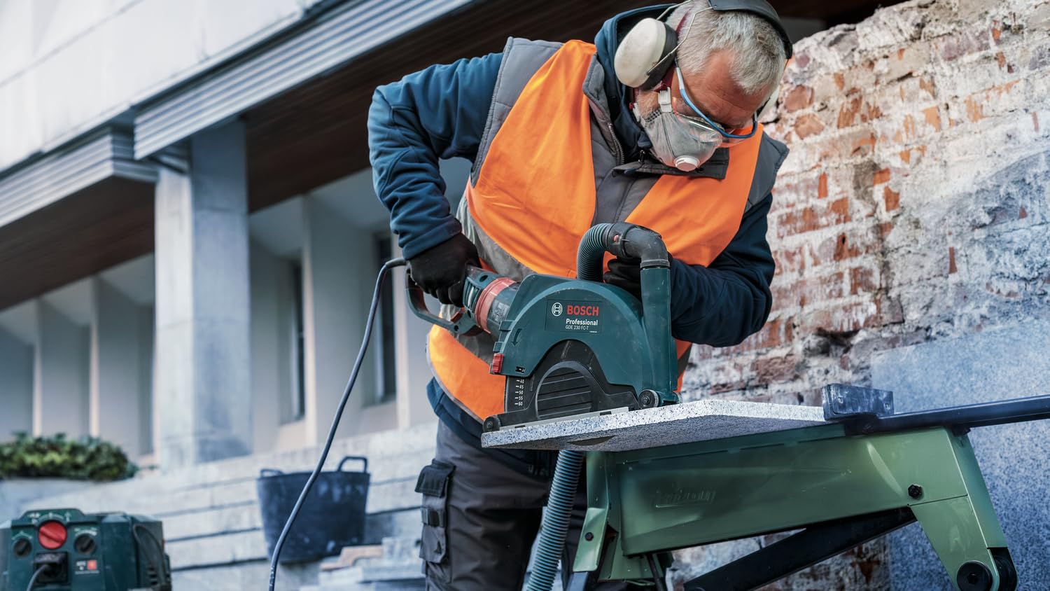 Bosch 1x PRO Stone Diamanttrennscheiben für 22,23‑mm-Bohrung und große Winkelschleifer (für Weichgestein, Harter Stein, Ø 230 mm, Professional Zubehör Großer Winkelschleifer)