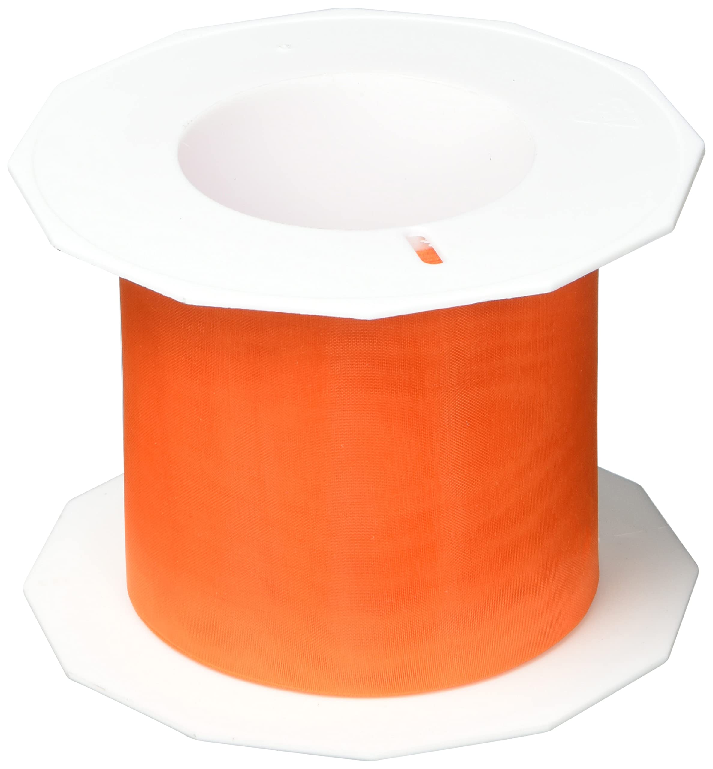 C.E. Pattberg Sheer Organza Ribbon Orange, 27 Yards Gift Wrap Ribbon, 2.8 inches Width, Accessories for Decoration & Handicrafts, Decoration Ribbon for Presents, for Every Occasion