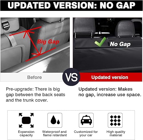 Miniatura 259 de Powerty Cubierta de Carga para Accesorios Kia Sportage 2023-2025 2026, Textura de Lona Cubierta Retráctil para Maletero Trasero de Carga de Equipaje