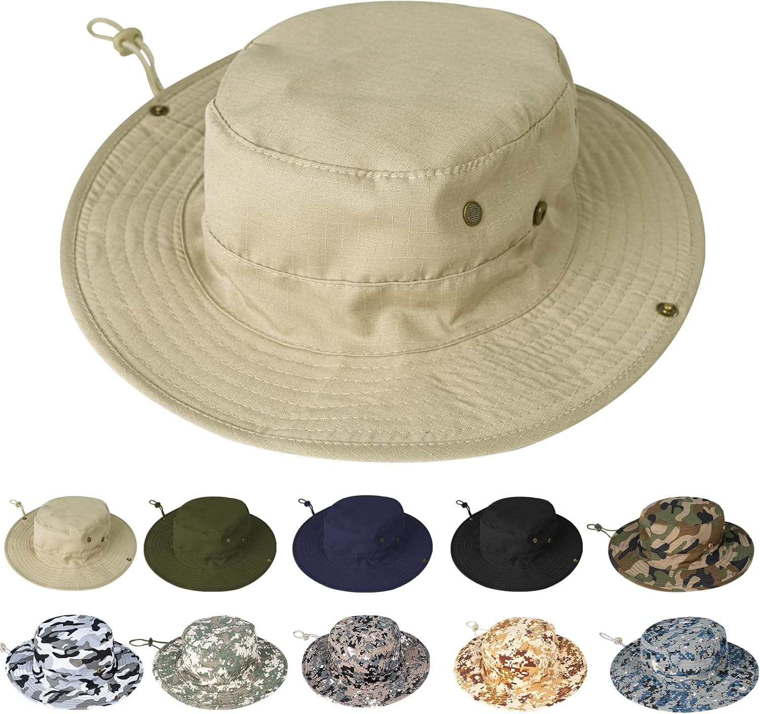 UPF 50+ Foldable Boonie Hats for Men & Women – Ideal for Fishing, Hiking, and Beach! UPF 50+ Foldable Boonie Hats for Men & Women – Ideal for Fishing, Hiking, and Beach!