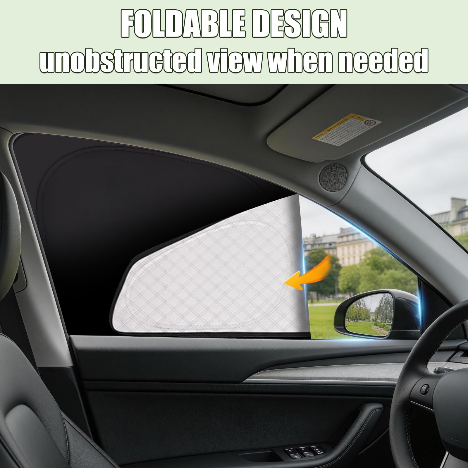 Parasol para VW Sharan 2010-2020 Parabrisas Ventanas Laterales y Trasera | YGYQZ, 100 % Opacidad, Ajuste Perfecto, Tejido de 6 Capas Reforzado, Efecto Refrescante, Protección UV, Privacidad Total