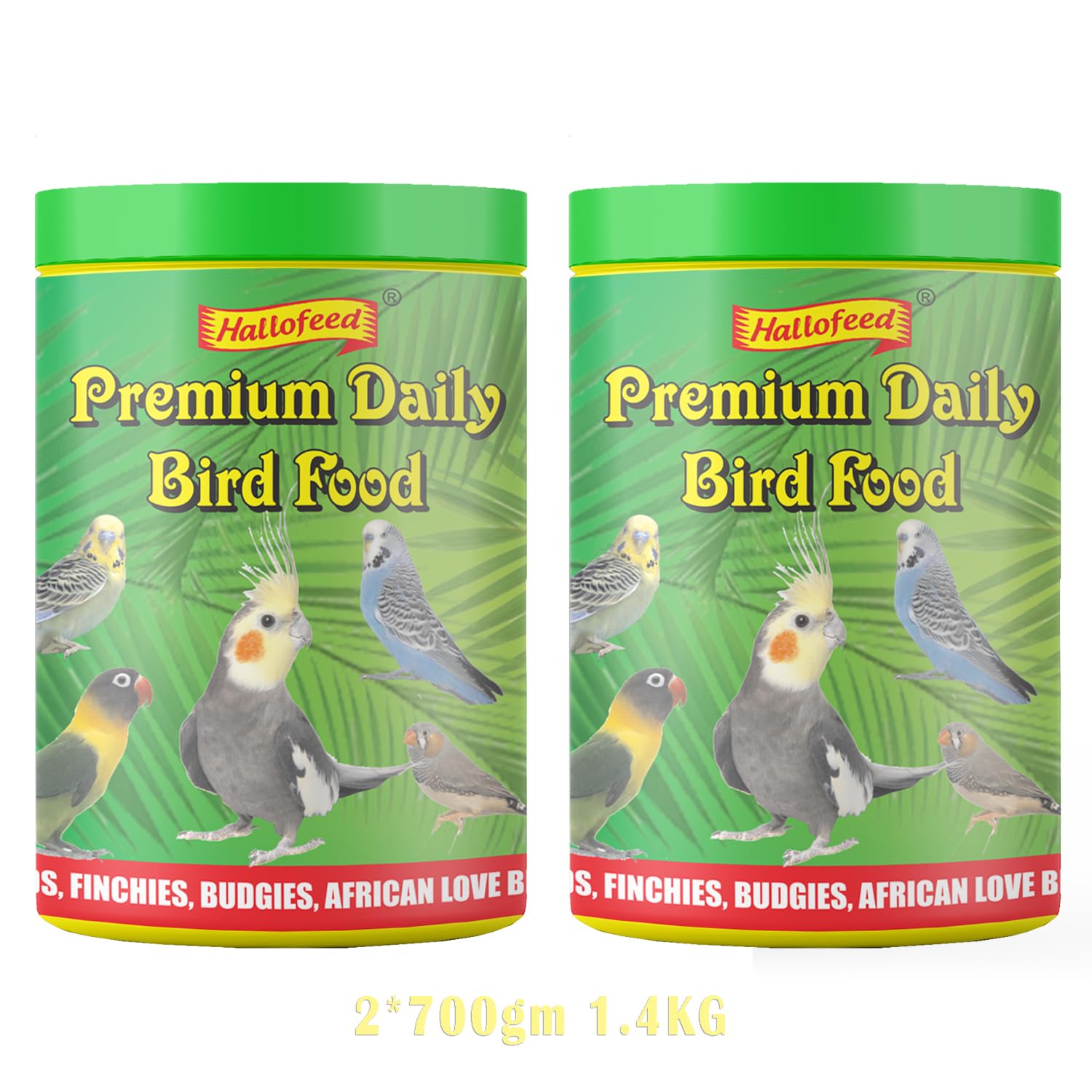 Hallofeed Premium Bird Food 1.4 KG - Mix Seeds for Budgies, Cockatiel & Lovebirds, Canary Seed, Sunflower Seed. (700gm*2pc (B0CG4FH5K2) Amazon Price History, Amazon Price Tracker