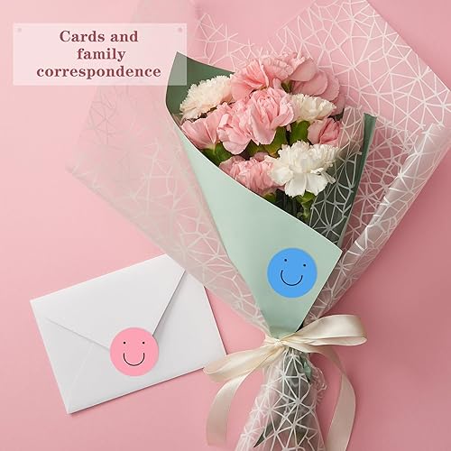 Miniatura 6 de Outus 1500 calcomanías de sonrisa feliz, calcomanías de cara sonriente de 1 pulgada, calcomanías motivacionales positivas para el aula, incentivo de