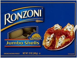 Ronzoni Jumbo Shells, 12-Ounce Boxes (Pack of 12)