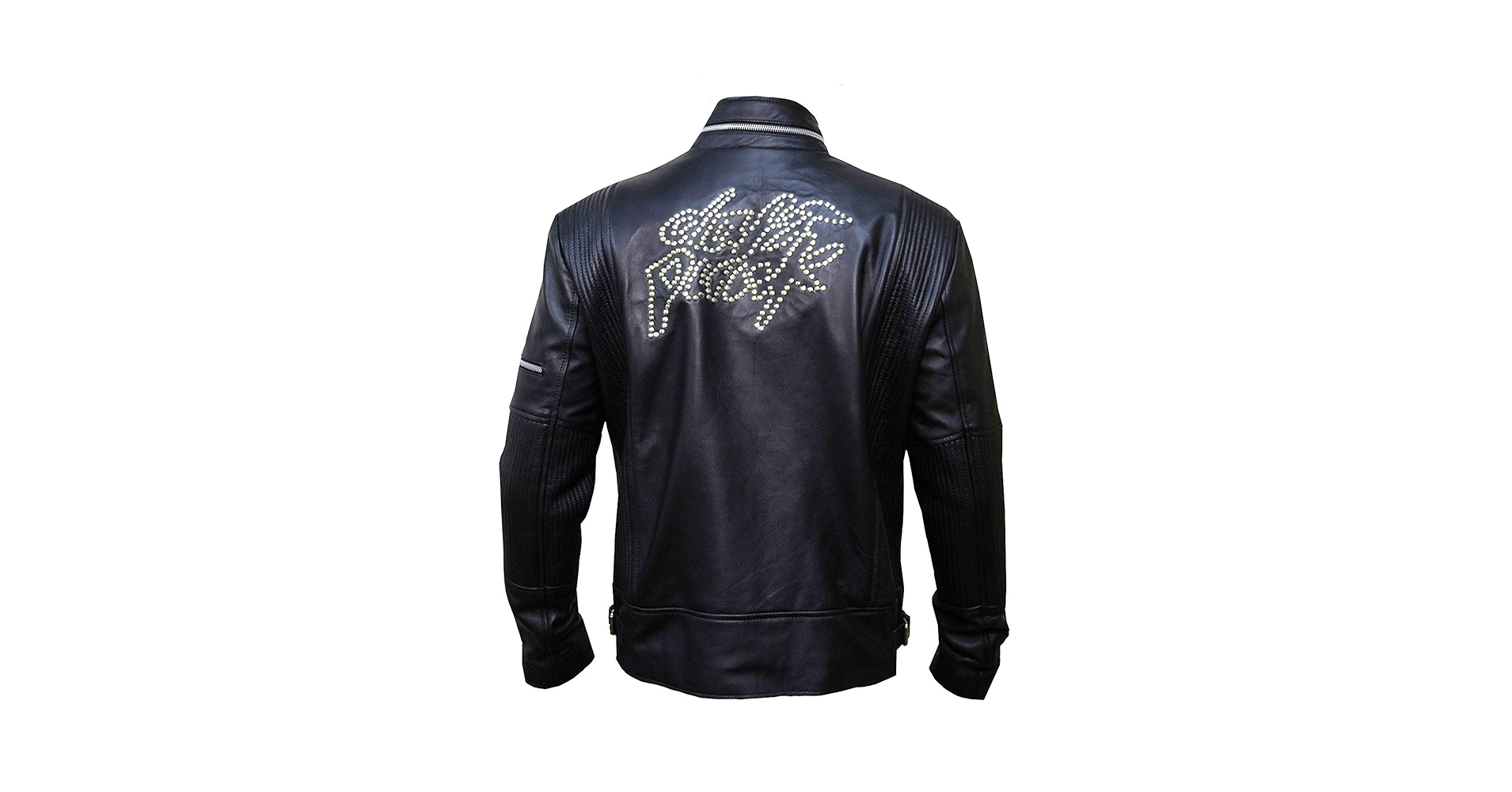 ジャケット・アウター grunge sheep leather short jacket punk Grunge Goth Clothing: Womens Faux Leather Cyberpunk Crop