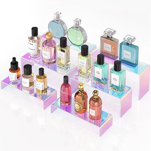 Miniatura 19 de 3 elevadores acrílicos rectangulares para exhibición, adecuados para postres de alimentos, perfumes, cosméticos, joyas, coleccionables, marionetas