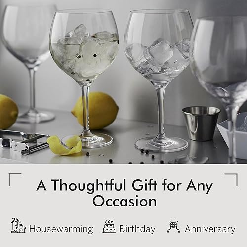 Miniatura 8 de Orrefors Juego de 4 vasos de ginebra y tónico