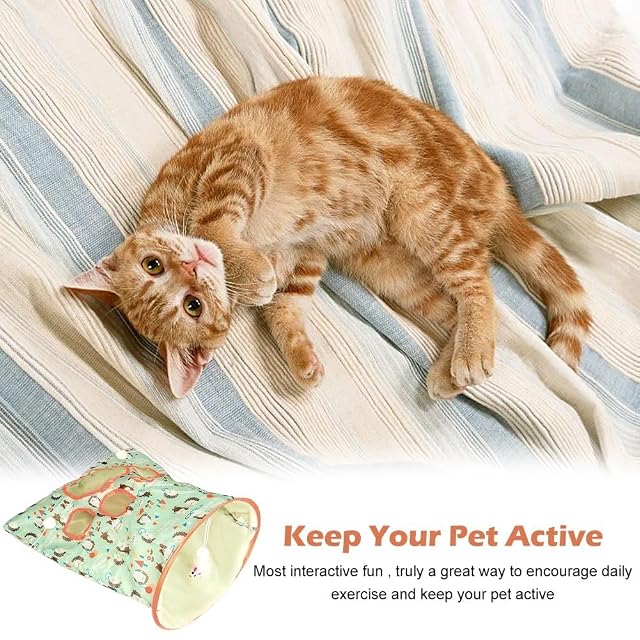 Foto 5 de 8 de Akfldms Bolsa Plegable Tipo Túnel para Mascotas, Ideal para Gatos y Hámsteres de Interior