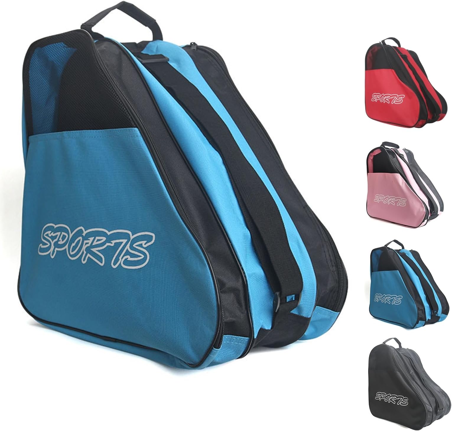 DAYONG Roller Skate Bags, Oxford Cloth Ice Inline Skates Bag with Adjustable Shoulder Strap for Kids and Adult, Large Capacity Skate Bag for Skates Shoes, Helmet Other Skate Accessories.