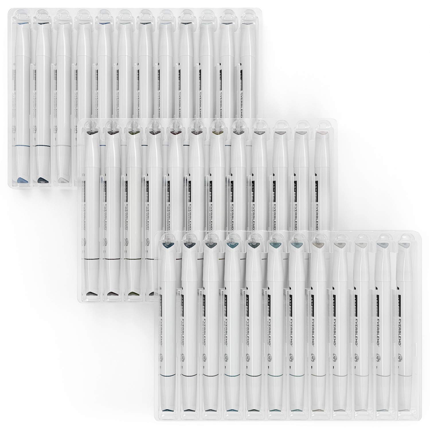 Amazon.com: ARTEZA Grayscale Alcohol Markers Set of 36 Tones