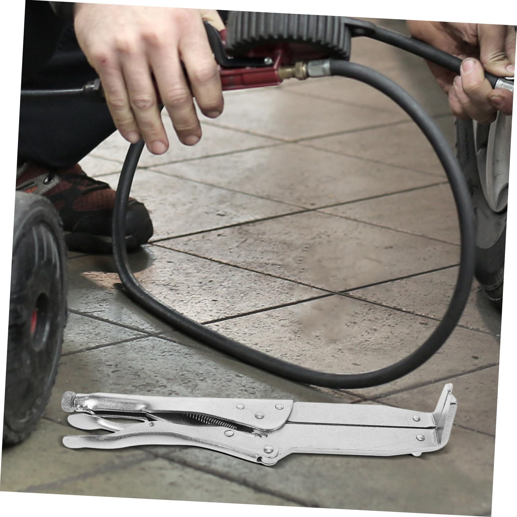 Gatuida Outil de Maintien du Volant Moteur D’Embrayage en Fer Argenté | Moto Atv et Automobiles, Maintien Fiable, Utilisation Simple, Adapté aux Mécaniciens et Bricoleurs