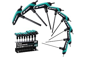 Hex Robotics T-Handle Allen Wrench Set for Professional Mechanics and DIYers