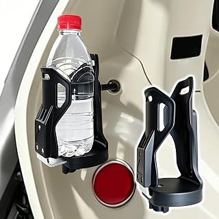 バイク ドリンクホルダー ボトルホルダー ペットボトルホルダー ボトルケージ ハンドル 伸縮調整可能 ネジ固定 カブ系 スーパーカブ ハンターカブ などに専用 取扱説明書
