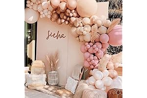 YSF 158Pcs Dusty Rose Pink Balloon Garland Kit, Perfect for Valentine's Day,...