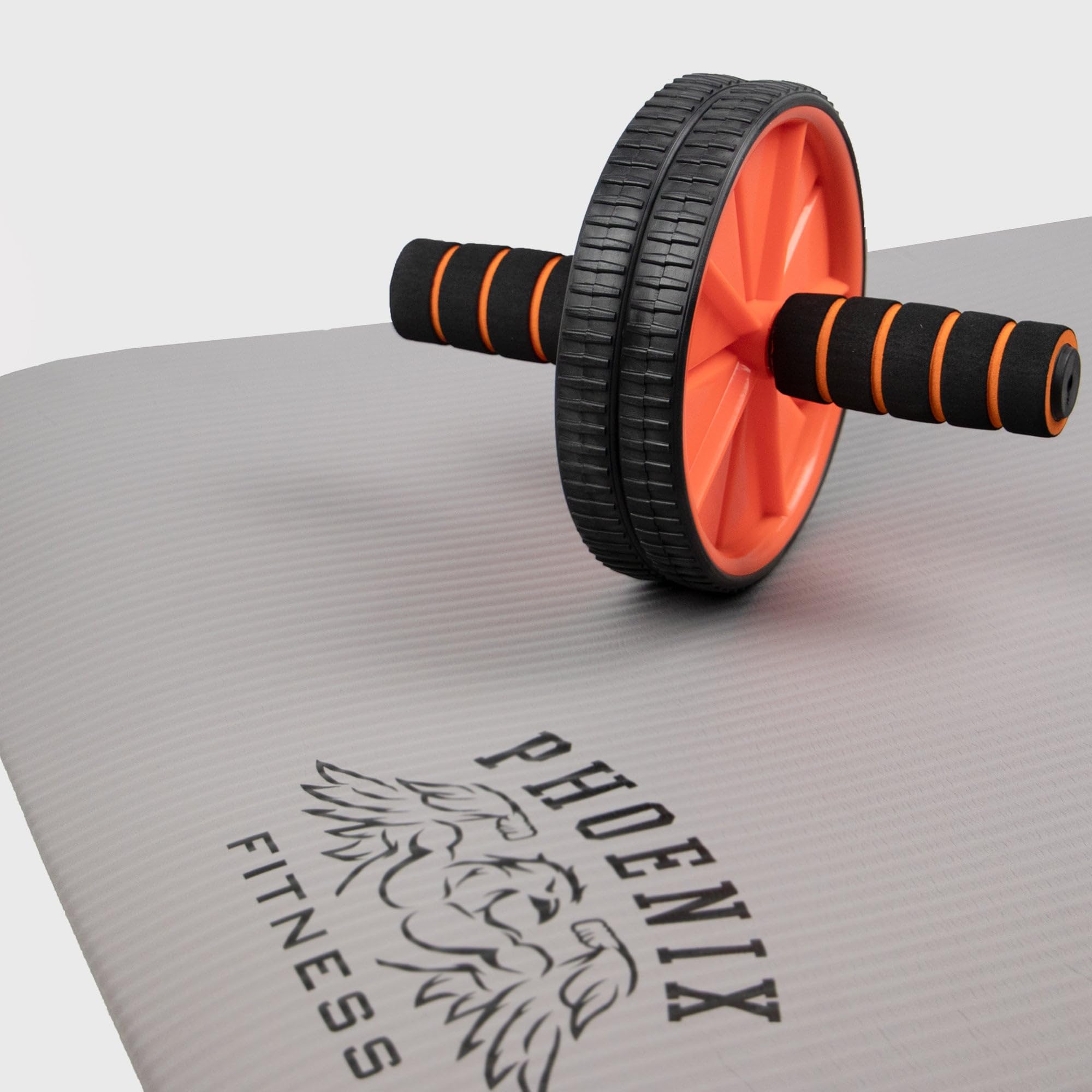 Phoenix Ruota ABS Esercizio Fitness Roller Addominale Ruota di Formazione di Resistenza., Unisex, Foam Grip