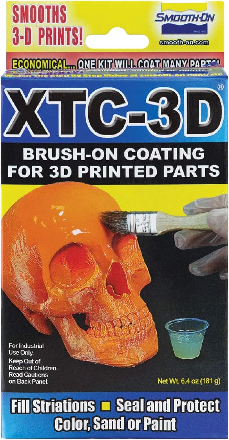 XTC-3D - High Performance 3D Print Coating - 6.4 Ounce Unit