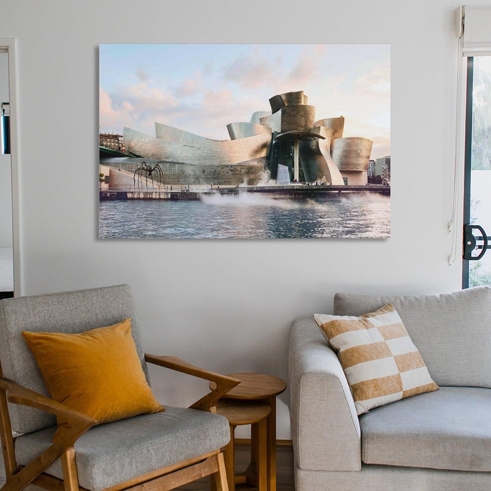 Amazon.com: KNNMOP Guggenheim Museum Bilbao Poster Living Room