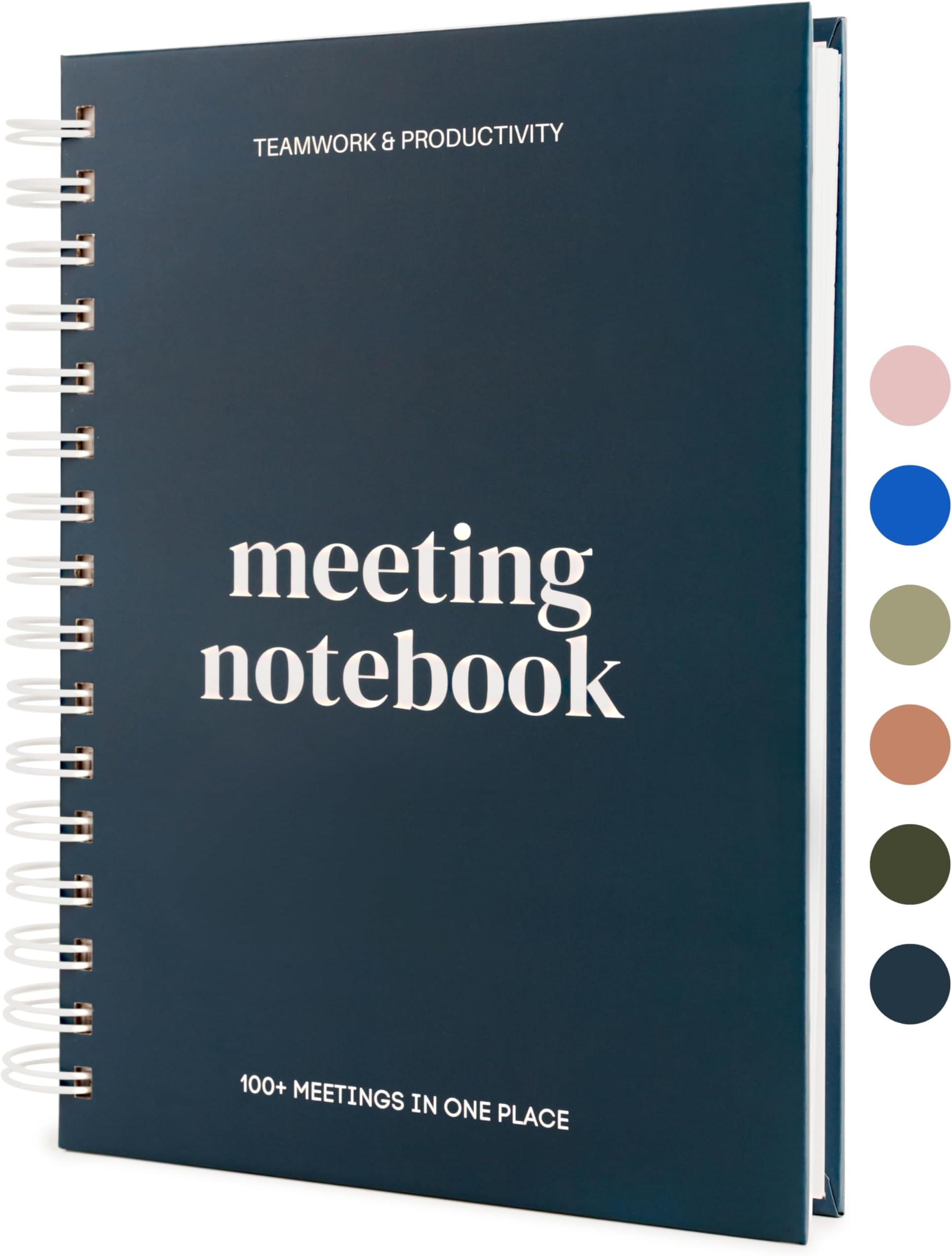 Meeting Notebook for Work Organization 100+ Meetings