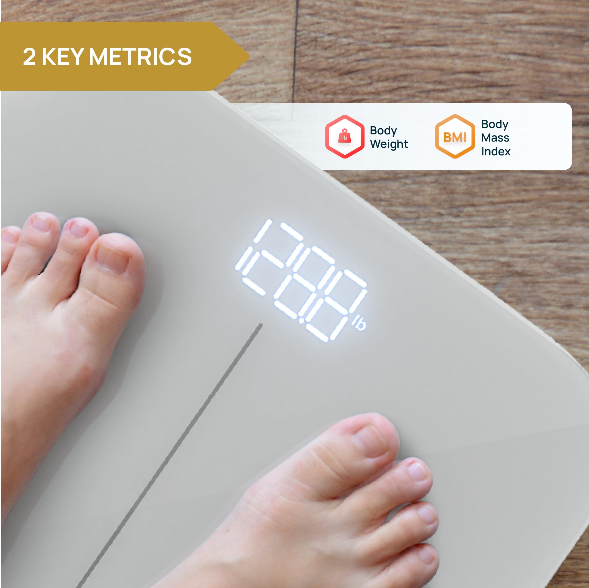 Xiaomi Body Composition Scale 2, Bilancia Pesapersone Digitale, Chip