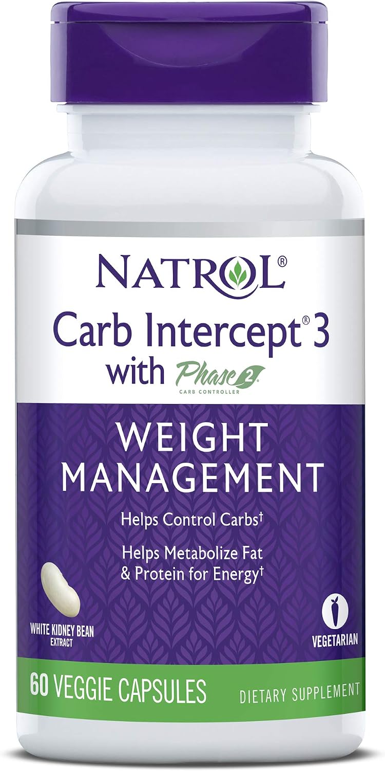 Natrol Carb Intercept 3 Capsules, 60-Count