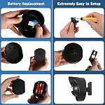 Motion Detector Sensor Alarm, SiegenPro Driveway Alarm Wireless, Home Security Business Motion Sensor Alarm Chime Indoor Outdoor Weatherproof (Typ0258 1+1)