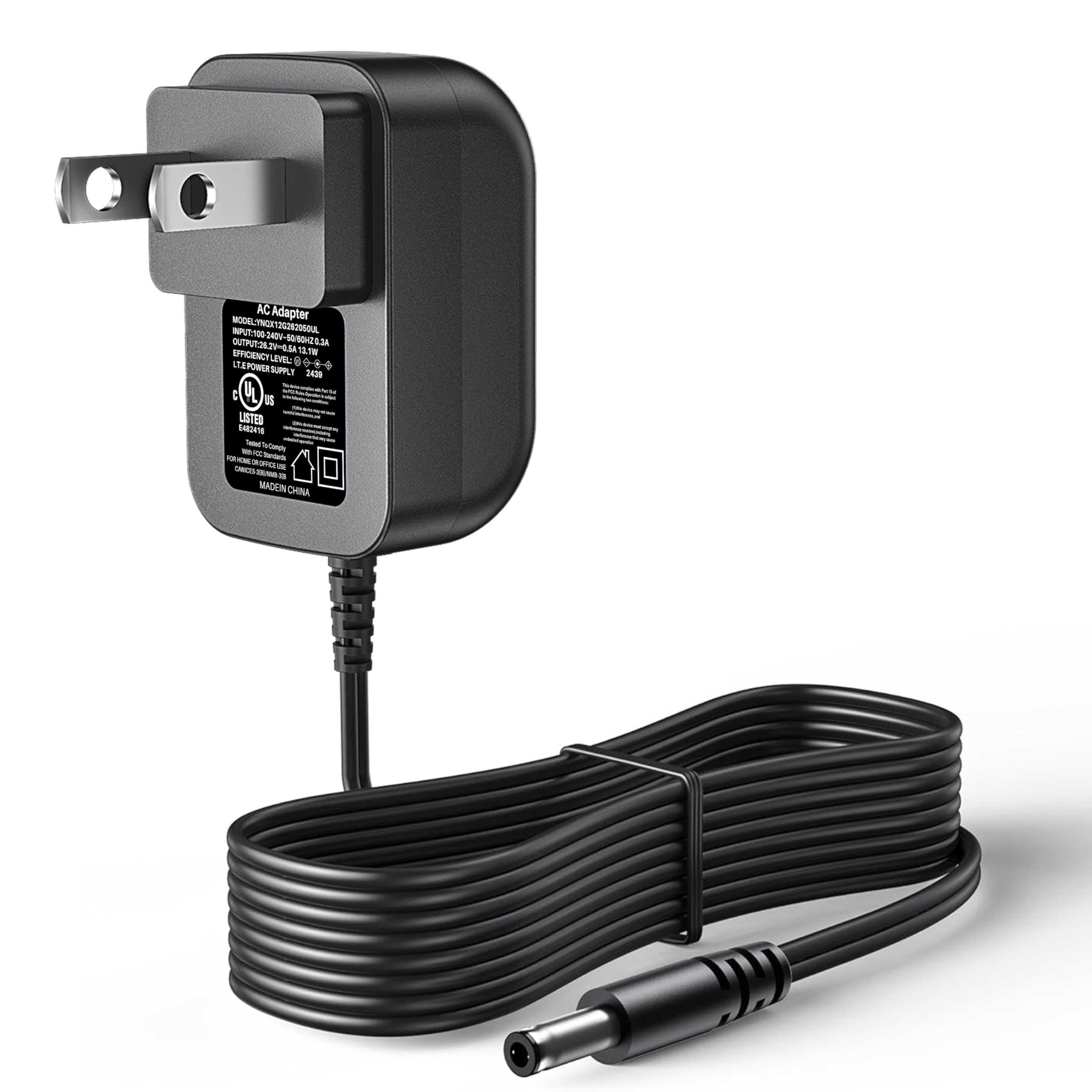 DONYOIE Charger for Bissell 3080 2903 2921 29038 29037 Vacuum Power Cord for PowerGlide 2900A 29008 2900 3274 1625010 Cleaner AC Adapter DC Adaptor