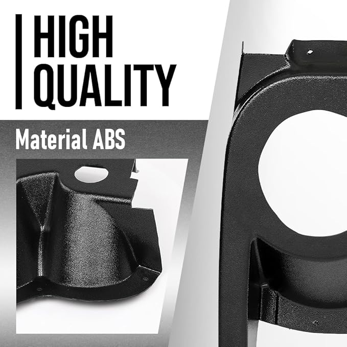 Allgood parlantes laterales delanteros para EZGO TXT 1994-2013 negro miniatura 3