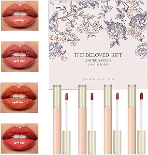 Juego de brillo de labios hidratante y volumi...