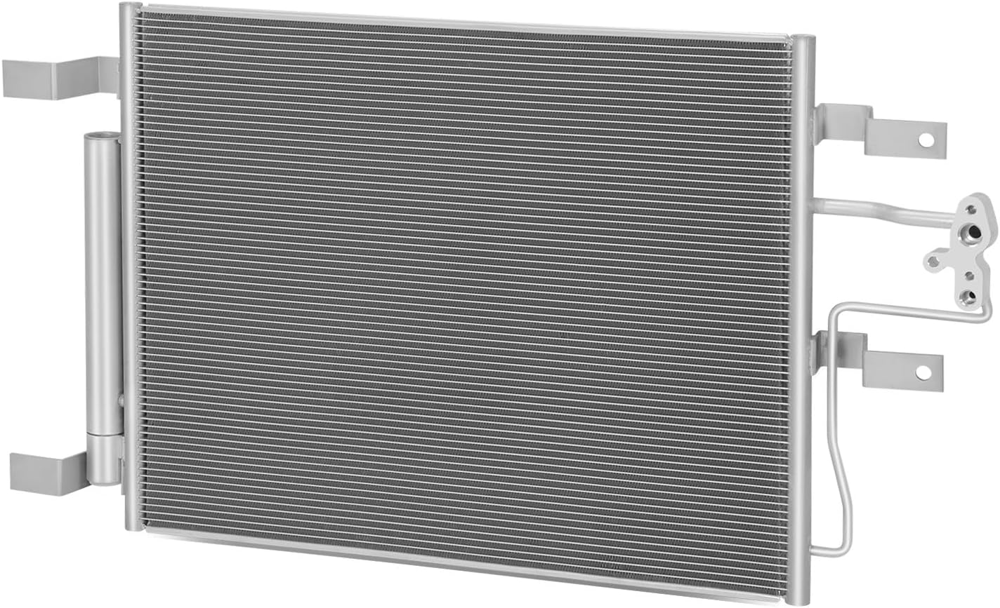 Auto Dynasty Air Conditioning A/C Condenser Compatible with 2013-2018 Ram 2500 3500 5.7L 6.4L, Aluminum AC Condenser Replacement DPI 4765, CH3030262