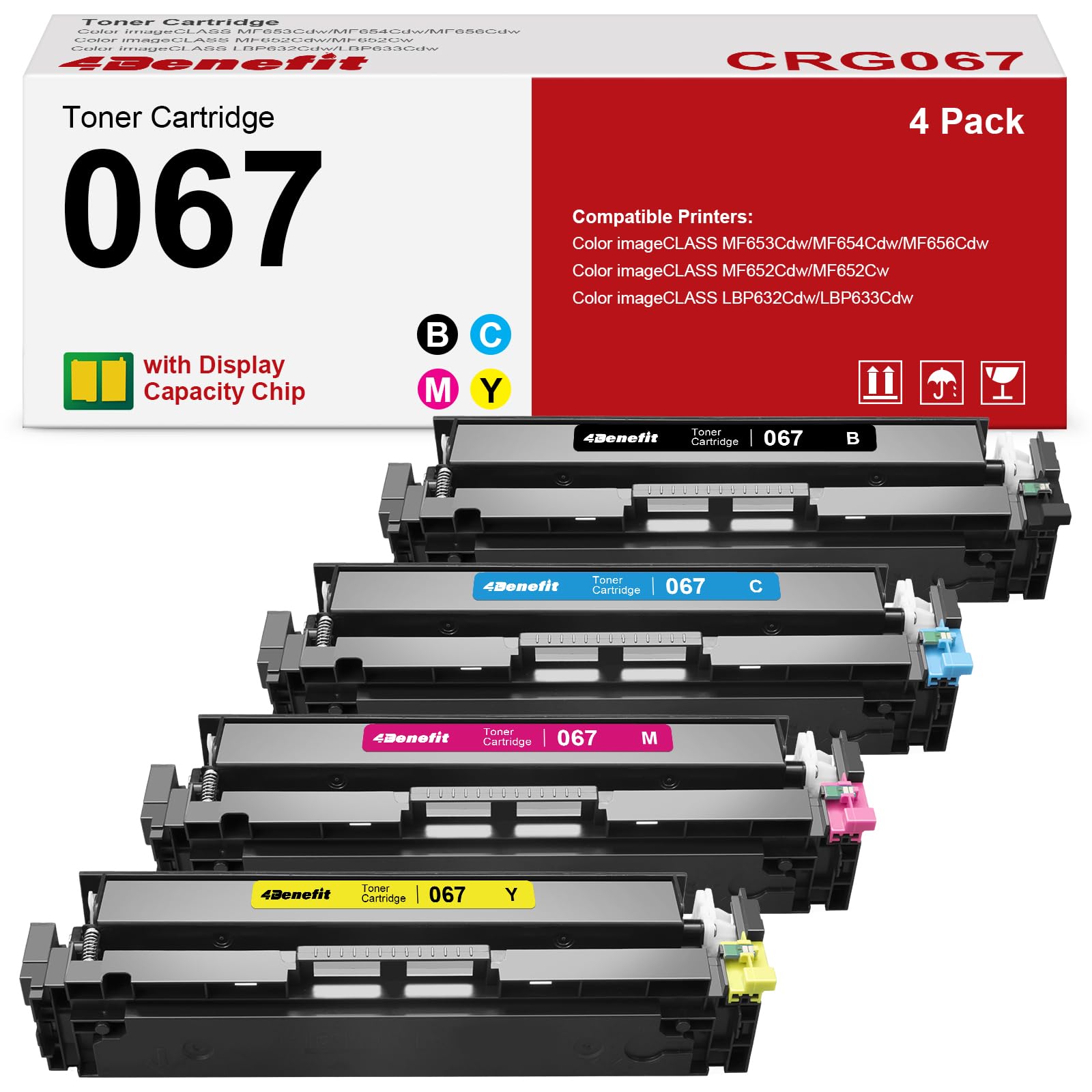Amazon.co.jp: 067トナーカートリッジセット 067 CMYK トナー