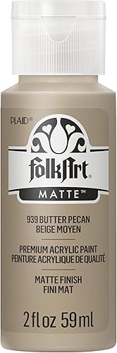 Vista 247 de FolkArt 462 - Pintura acrílica en varios colores (2 oz), color sombra quemada (Burnt Umber)