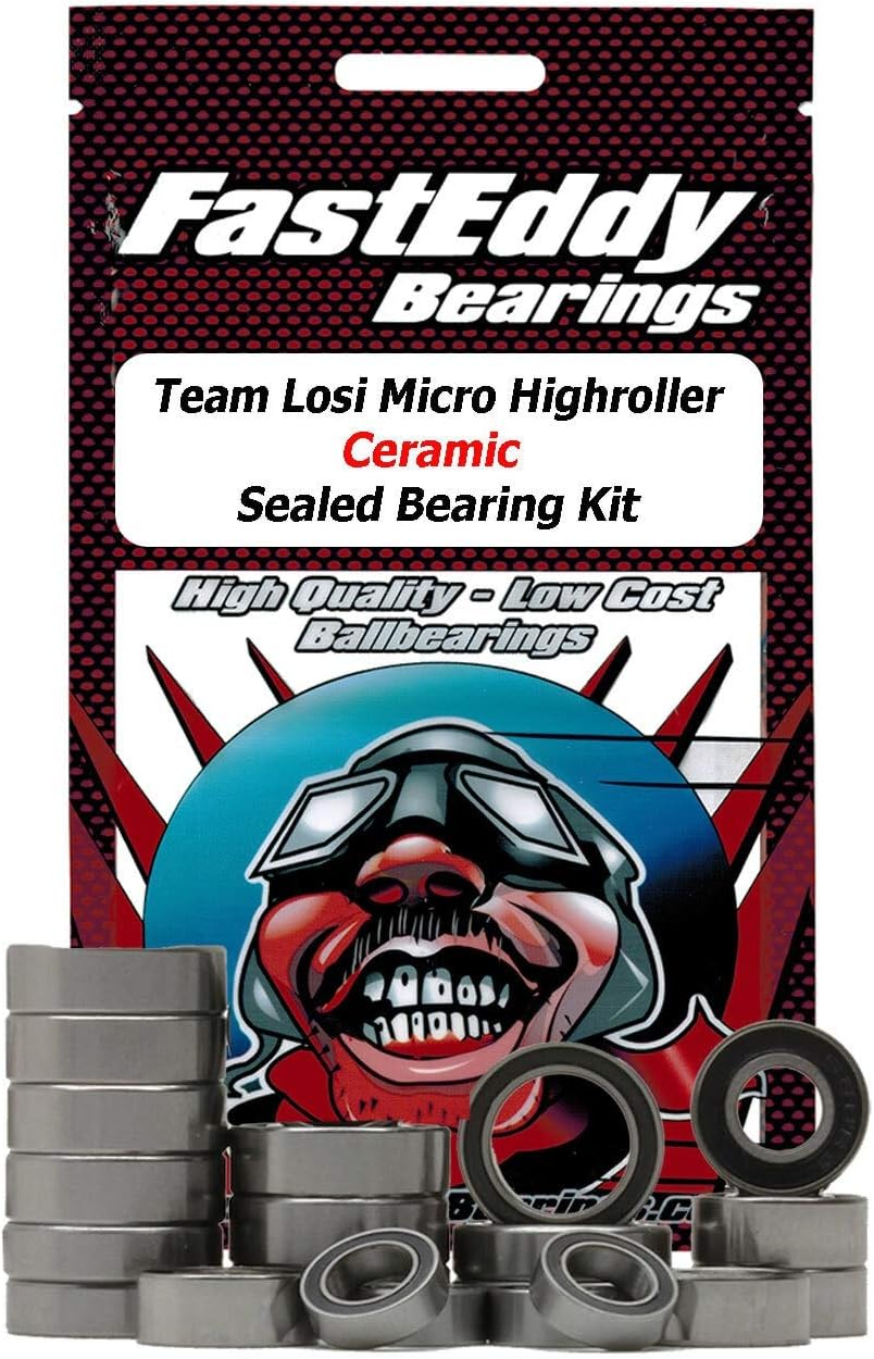 Compatible with Team Losi Micro Highroller Ceramic Sealed Bearing Kit