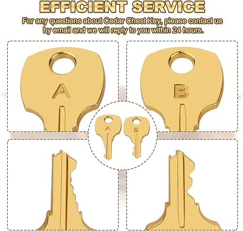 Miniatura 7 de Llave de cofre de cedro de repuesto para llaves de cedro, se adapta a todos los Lane Newer S Series S83, S84, S85, S86, S87, S88, S89, S90