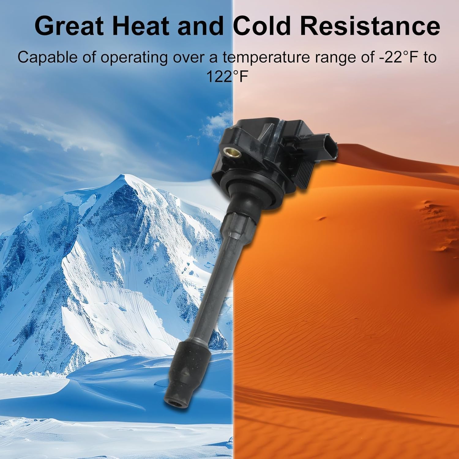 UF781 4pcs Ignition Coil Pack 95660 Iridium Spark Plugs fit for Honda CRV L4 1.5L 2017-2020 for Civic 2.0L 2017-2020 Automotive Replacement Ignition Coil Packs IGC0095 8010843