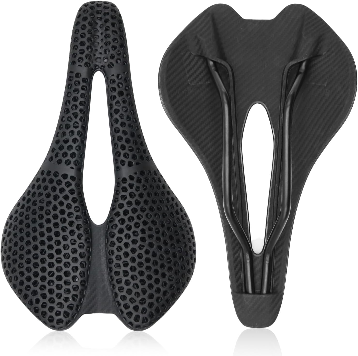 3D Printed Bike Saddle 150mm Light/Soft/Breathable/Waterproof Unisex Cushion Seat for City Bike, MTB, BMX, Gravel Bikes, Road Bike