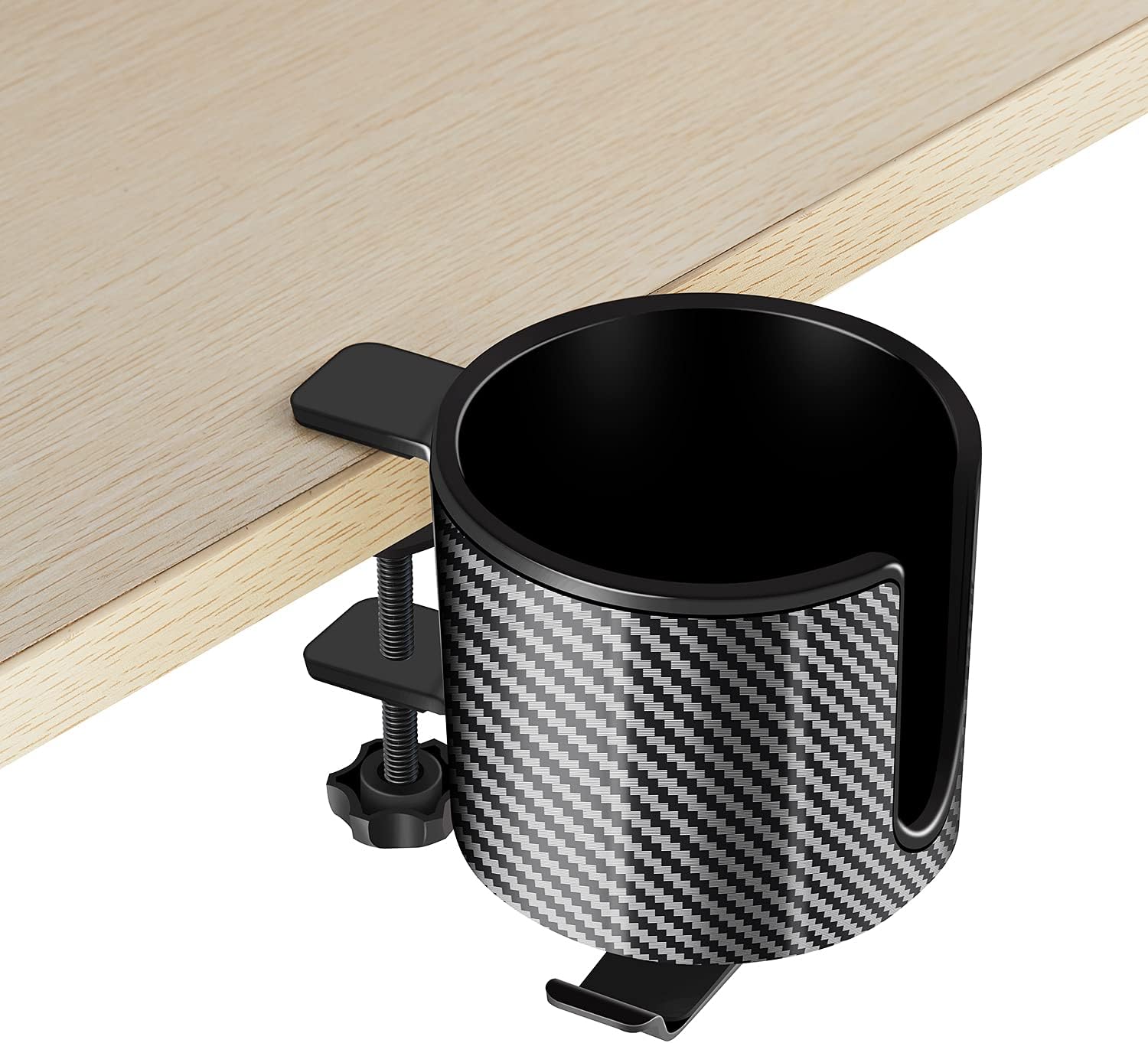 Luxury 2-in-1 Anti-Spill Cup Holder with Headphone Hanger (Carbon Edition) | 95mm OPENING — Fits travel tumblers, mugs, cans & bottles; recessed design prevents tipping & spills Luxury 2-in-1 Anti-Spill Cup Holder with Headphone Hanger (Carbon Edition) | 95mm OPENING — Fits travel tumblers, mugs, cans & bottles; recessed design prevents tipping & spills