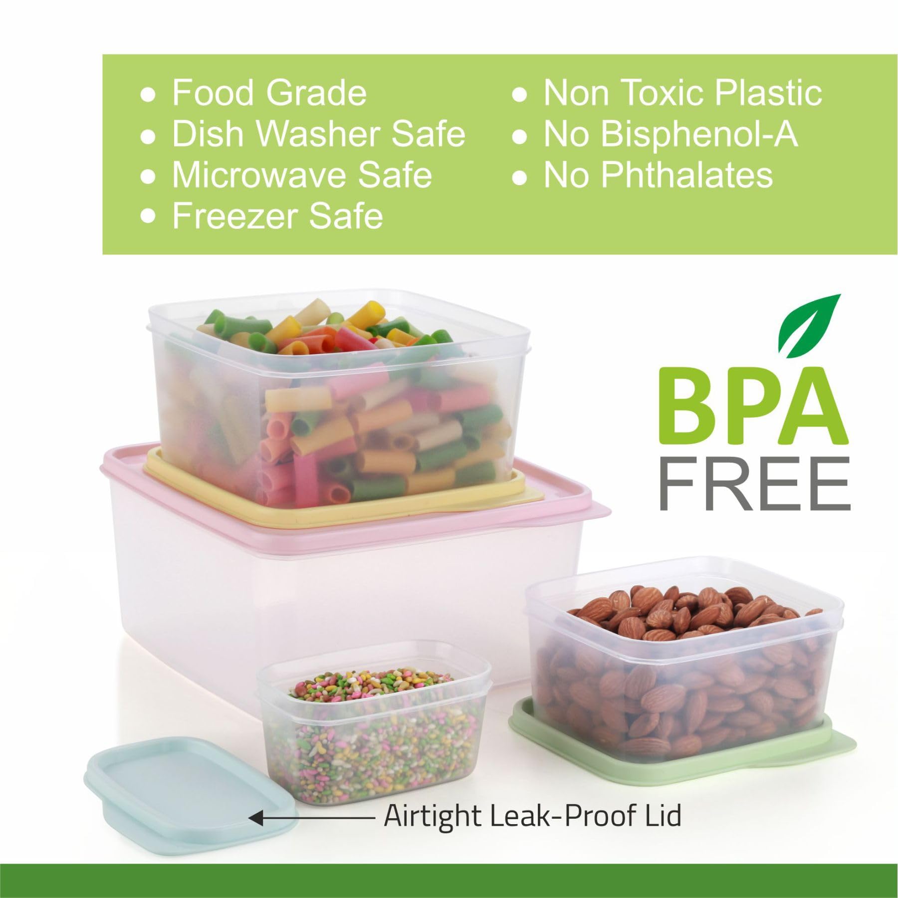 Signoraware Family Fresh Containers - Set of 4 -7 Signoraware Family Fresh Containers - Set of 4 -7