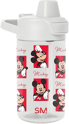 Miniatura 36 de Simple Modern Baby Shark Botella de Agua Summit de Plástico Tritan para Niños | Taza sin BPA de 12 oz con Tapa de Pajita a Prueba de Fugas con Baby